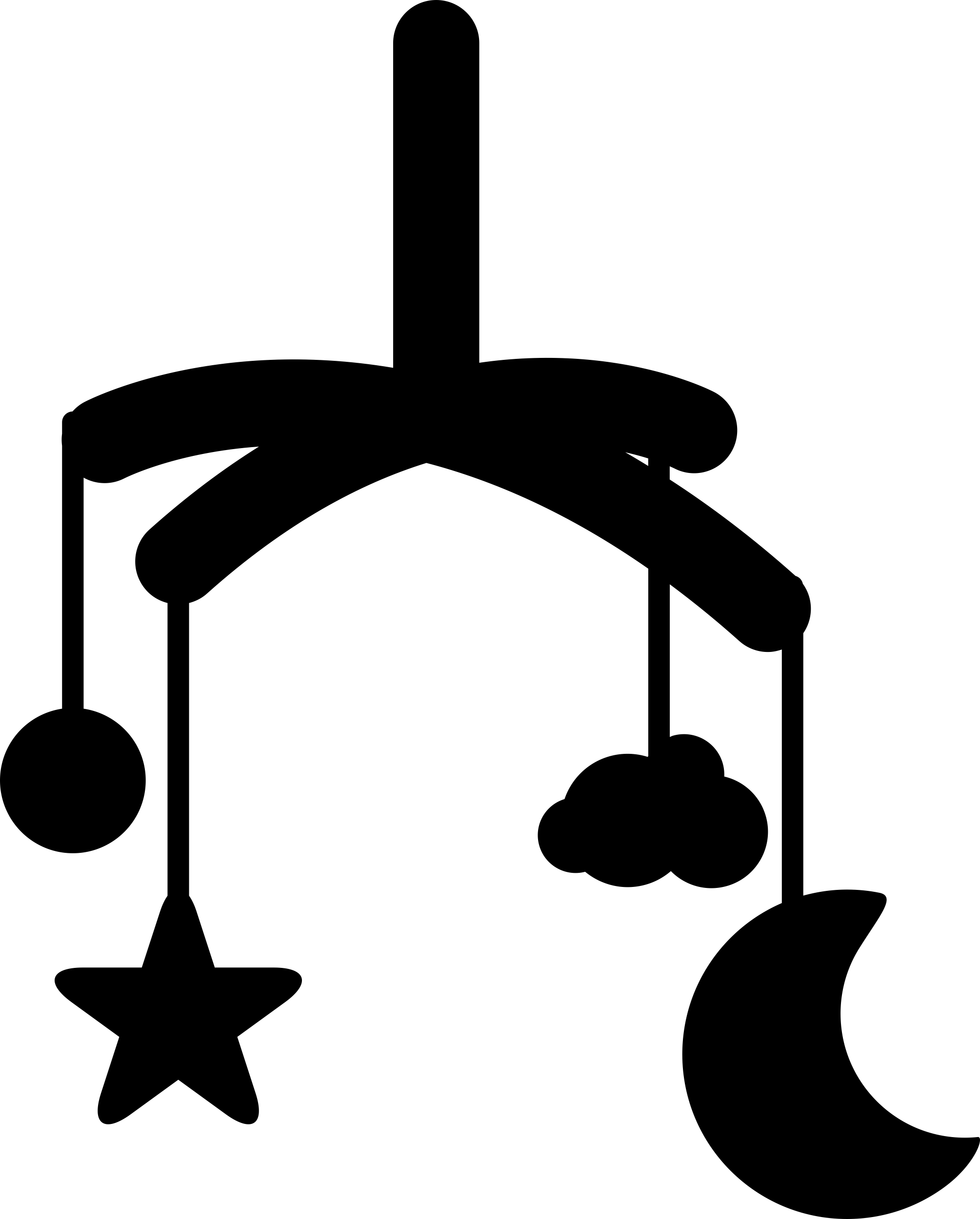 Baby Crib Mobile Toy Sticker Svg Vector Free Vectors